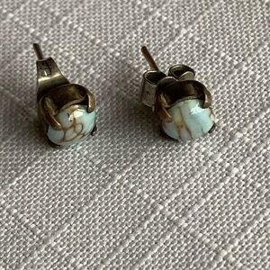 Vintage silver turquoise earrings